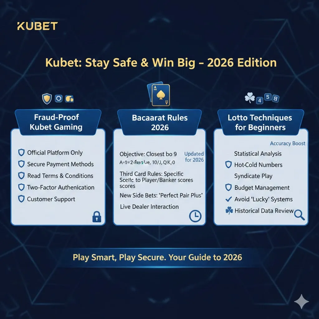 เล่น Kubet ยังไงไม่ให้โดนโกง? สรุปกติกาบาคาร่าฉบับปี 2026 และเทคนิคแทงหวยให้แม่นยำที่มือใหม่ต้องรู้