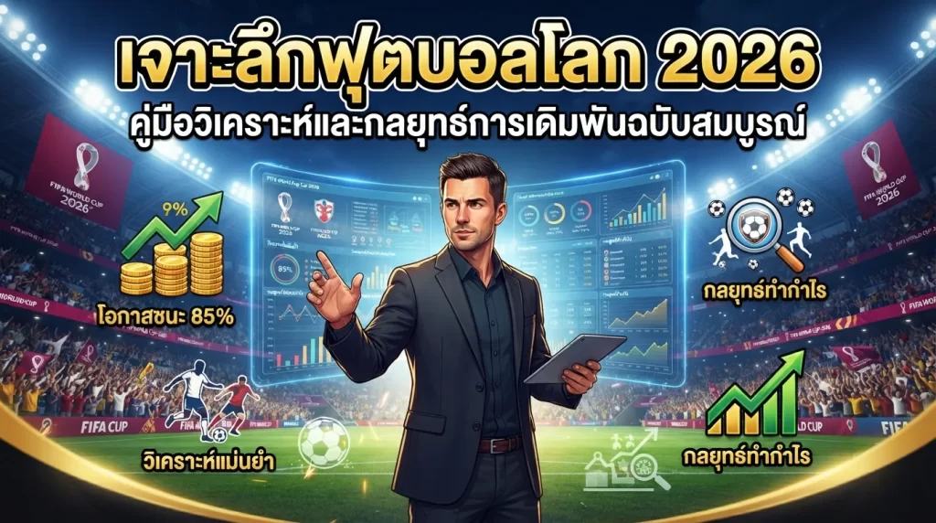 เจาะลึกฟุตบอลโลก 2026: คู่มือวิเคราะห์และกลยุทธ์การเดิมพันฉบับสมบูรณ์